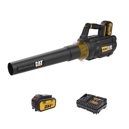 Caterpillar Cat 18V Battery Powered Handheld Leaf Blower, 450 cfm, 100 mph, Battery Included DG250